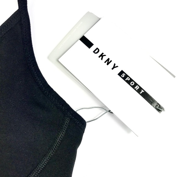 DKNY Women Sport Bra Black - Picture 3 of 3